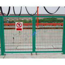 Porte soudée de grillage de cadre et clôture pour la barrière ferroviaire